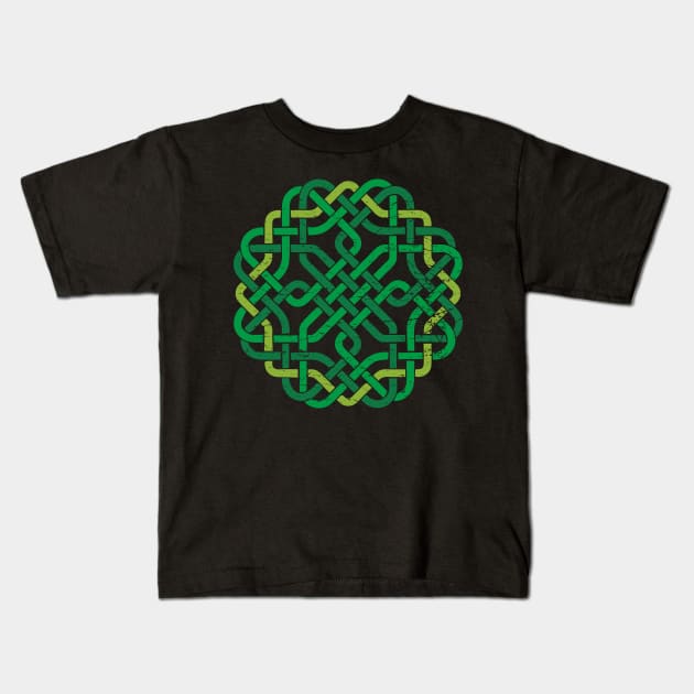 Celtic Knot Gaelic knotwork art Icovellavna Kids T-Shirt by tatadonets